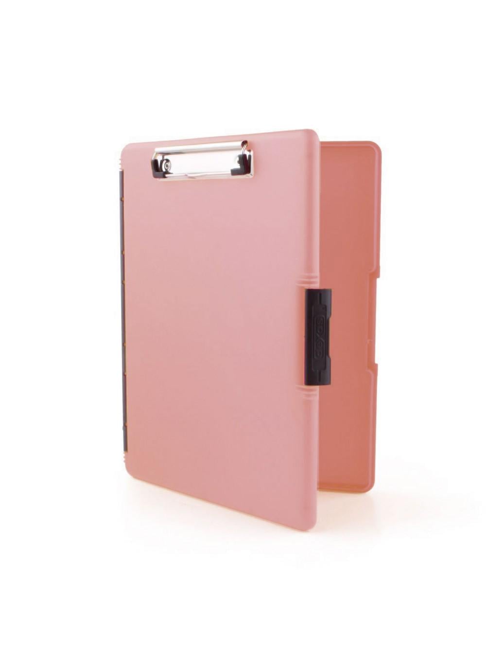 Папка-планшет Dexas Слимкейс-2 с клипсой А4 Светло-розовый