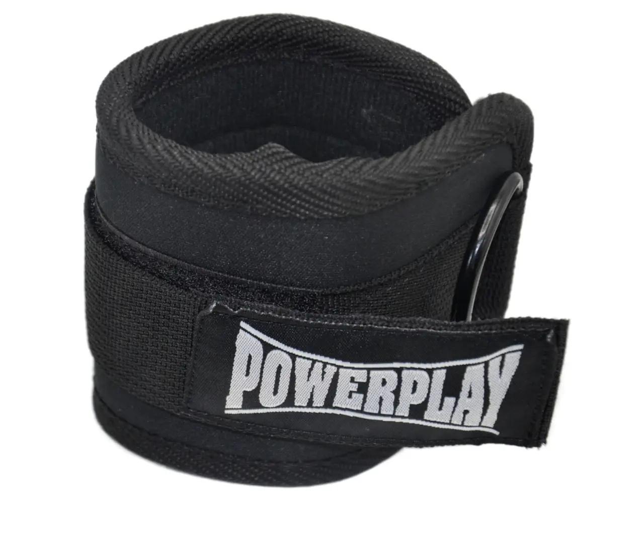 Манжета для тяги PowerPlay Ankle Strap Чорний (62-68-PP_4334_Black) - фото 2