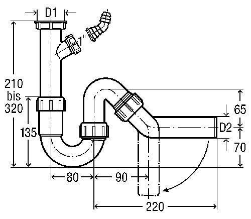 Сифон трубний Viega 798530 для мийки (ANT-1418) - фото 2 Сифон трубний Viega 798530 для мийки (ANT-1418) - фото 2