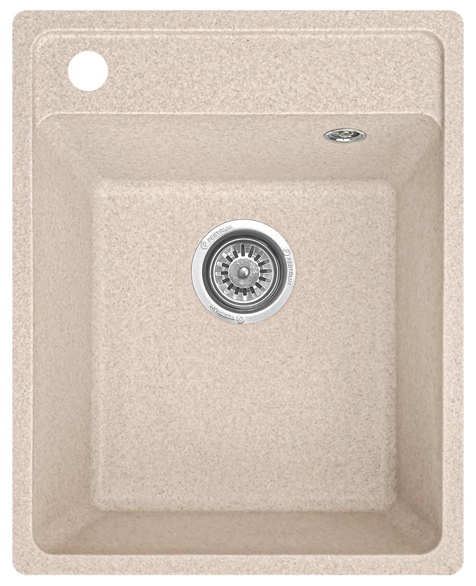 Мийка кухонна Valetti 85L 510х410 мм Бежевий (Valetti_85L_Sahara)