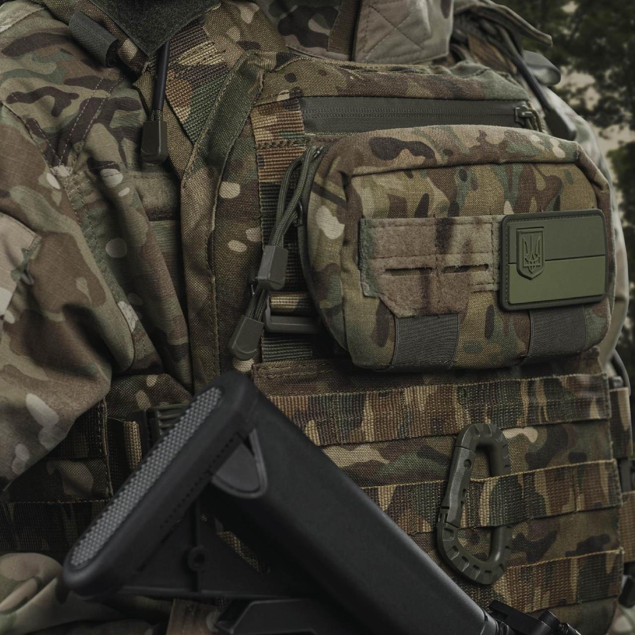 Підсумок нагрудний адміністративний UkrArmor Cordura 500D Мультикам (100150) - фото 7