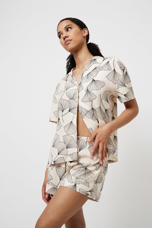 Пижама женская летняя Aruelle L Бежевый (Seashell-short)