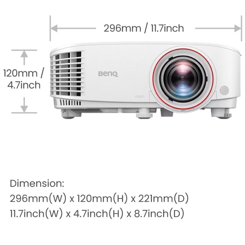 ᐉ Проектор BENQ TH671ST DLP 1080P ANSI 3000Lm 10000:1 2хHDMI USB