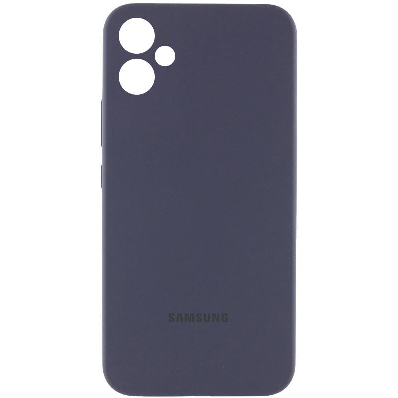 Противоударный Чехол Silicone Cover Lakshmi Full Camera (AAA) with Logo для Samsung Galaxy A06 Серый / Dark Gray