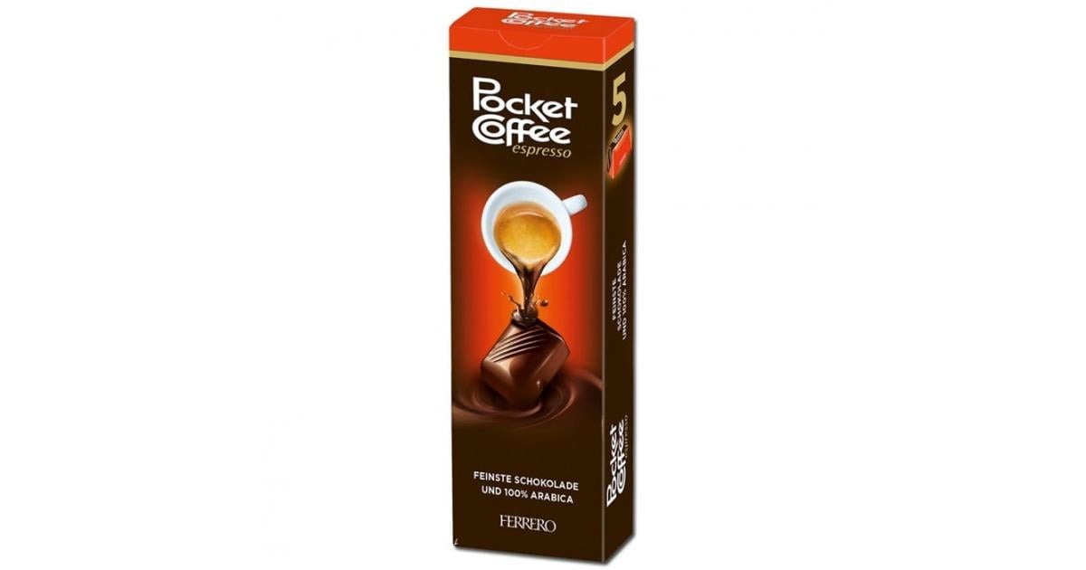 Шоколад темный Ferrero Pocket Coffee Espresso 5 конфет 62,5 г (23996350)