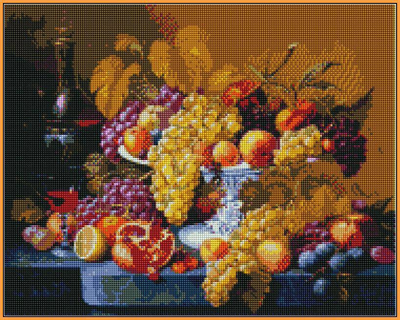 Алмазная мозаика Babylon Роскошный виноград 40x50 см (ST598)