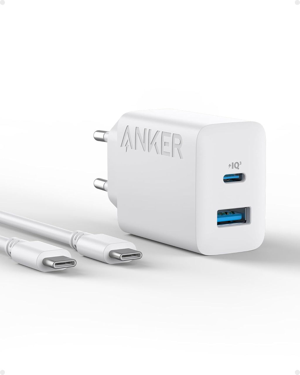 Зарядное устройство Anker 20W USB-C с кабелем 150 см White (2000255)