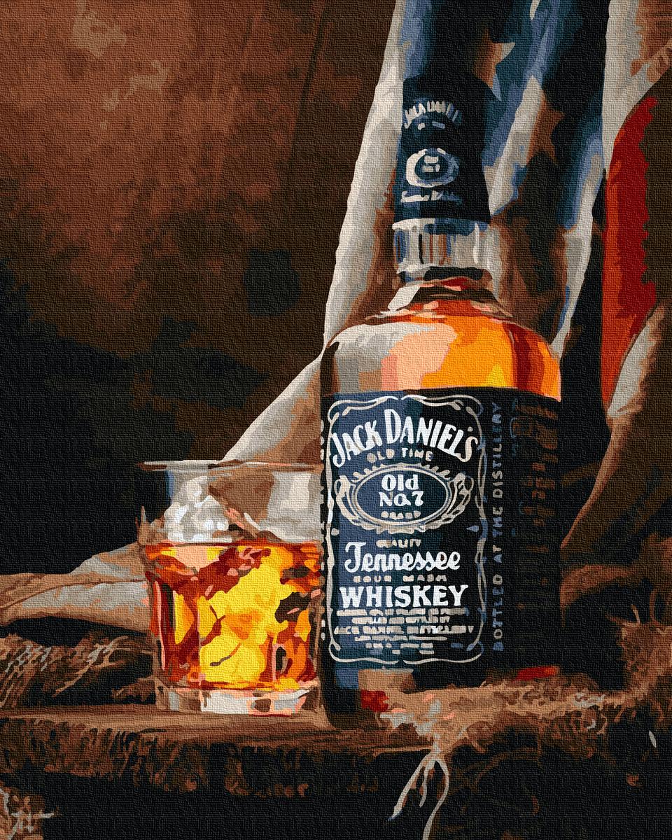 Картина по номерам Brushme Джек и стакан 40x50 см без коробки (BK-GX26845) Картина по номерам Brushme Джек и стакан 40x50 см без коробки (BK-GX26845)