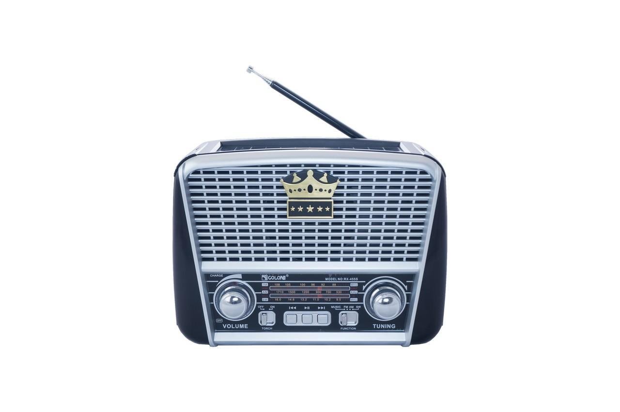 Радиоприемник Golon RX 455S с солнечной панелью Черный - фото 2 Радиоприемник Golon RX 455S с солнечной панелью Черный - фото 2