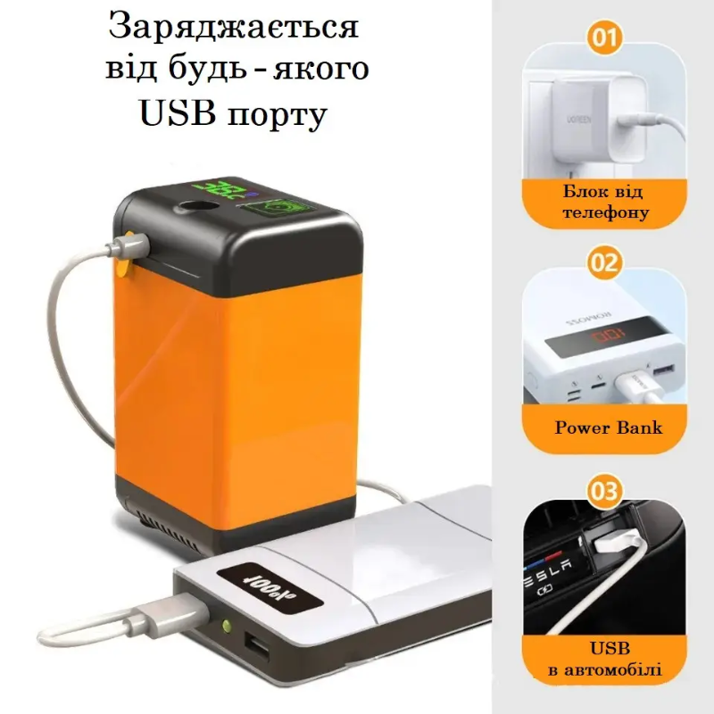 Душ переносной со встроенным аккумулятором 7800 mAh (2620235047) - фото 6 Душ переносной со встроенным аккумулятором 7800 mAh (2620235047) - фото 6