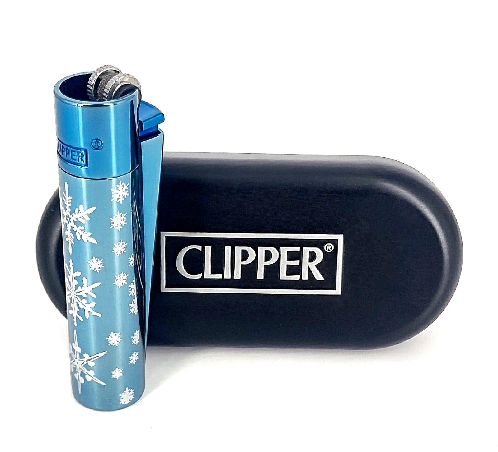 Зажигалка Clipper металл снежинка (11818531)