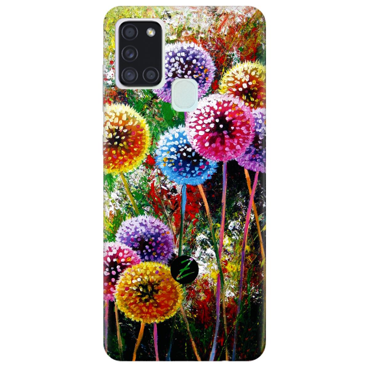 Силиконовый чехол Zorrov для Samsung Galaxy A21s - Blowball (14100040173087733)