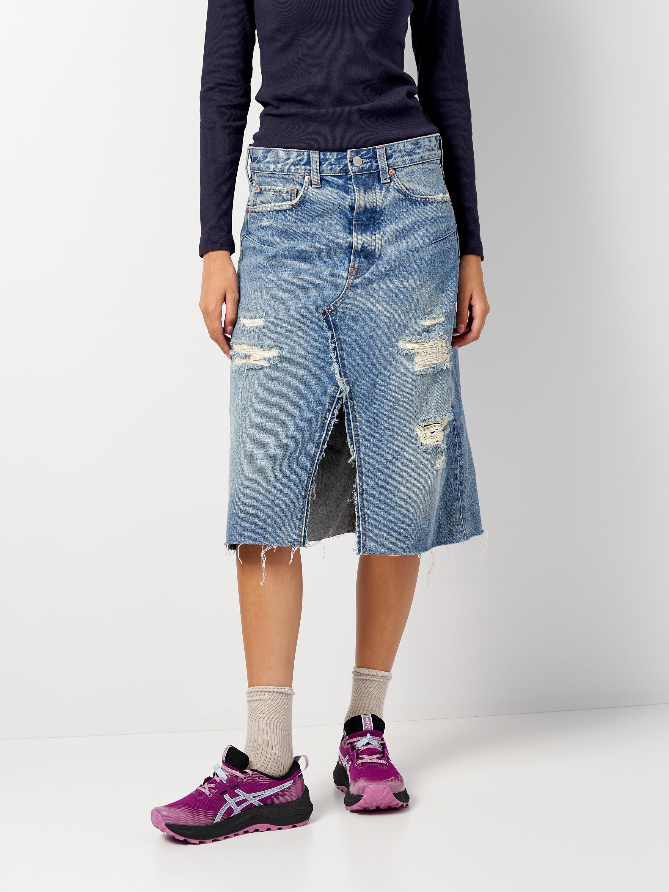 Юбка джинсовая р. 38 Синий (2001118ral)