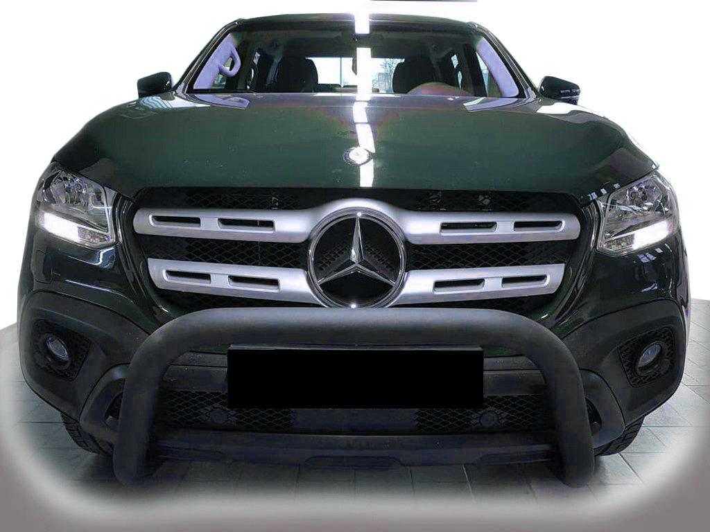 Передняя защита WT005 CAN для Mercedes X class нержавеющая сталь Хром