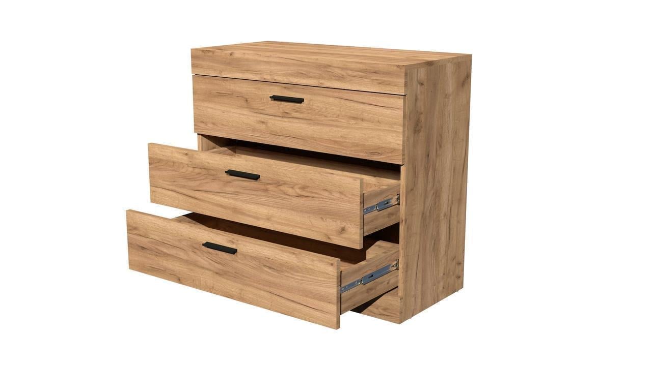 Комод Эверест Соната-1 800х380х750 мм Крафт золотой (ЕВ20350) - фото 8