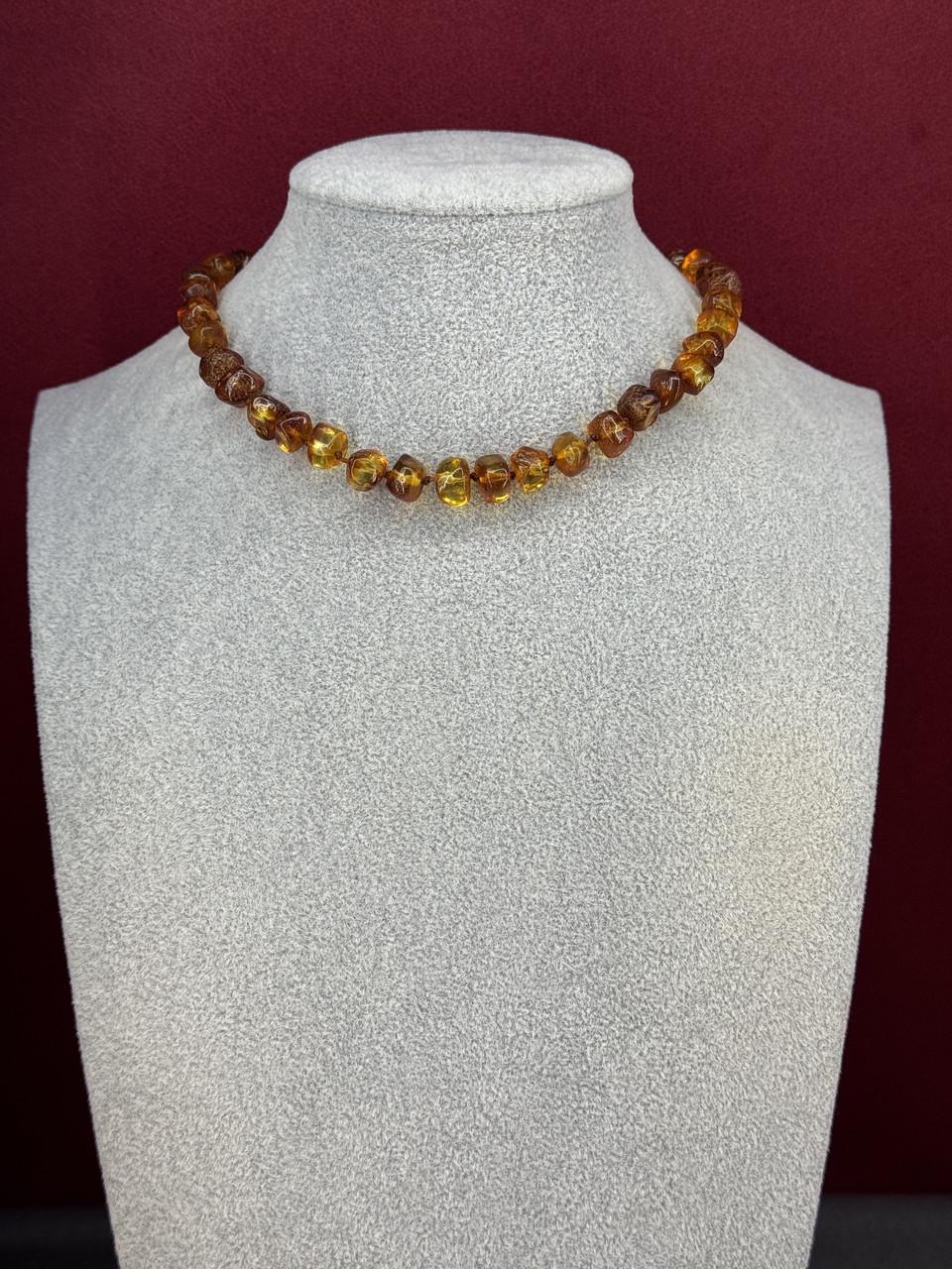 Бусы из янтаря детские 34 см (у -17)