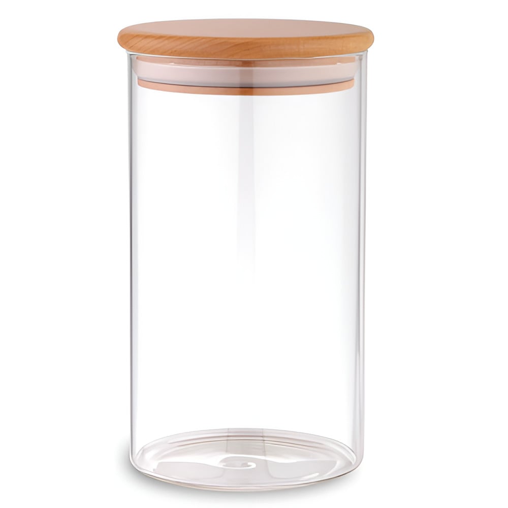 Банка із кришкою Stenson R33415 10х18 см 1,35 л Прозорий (R10871-18)