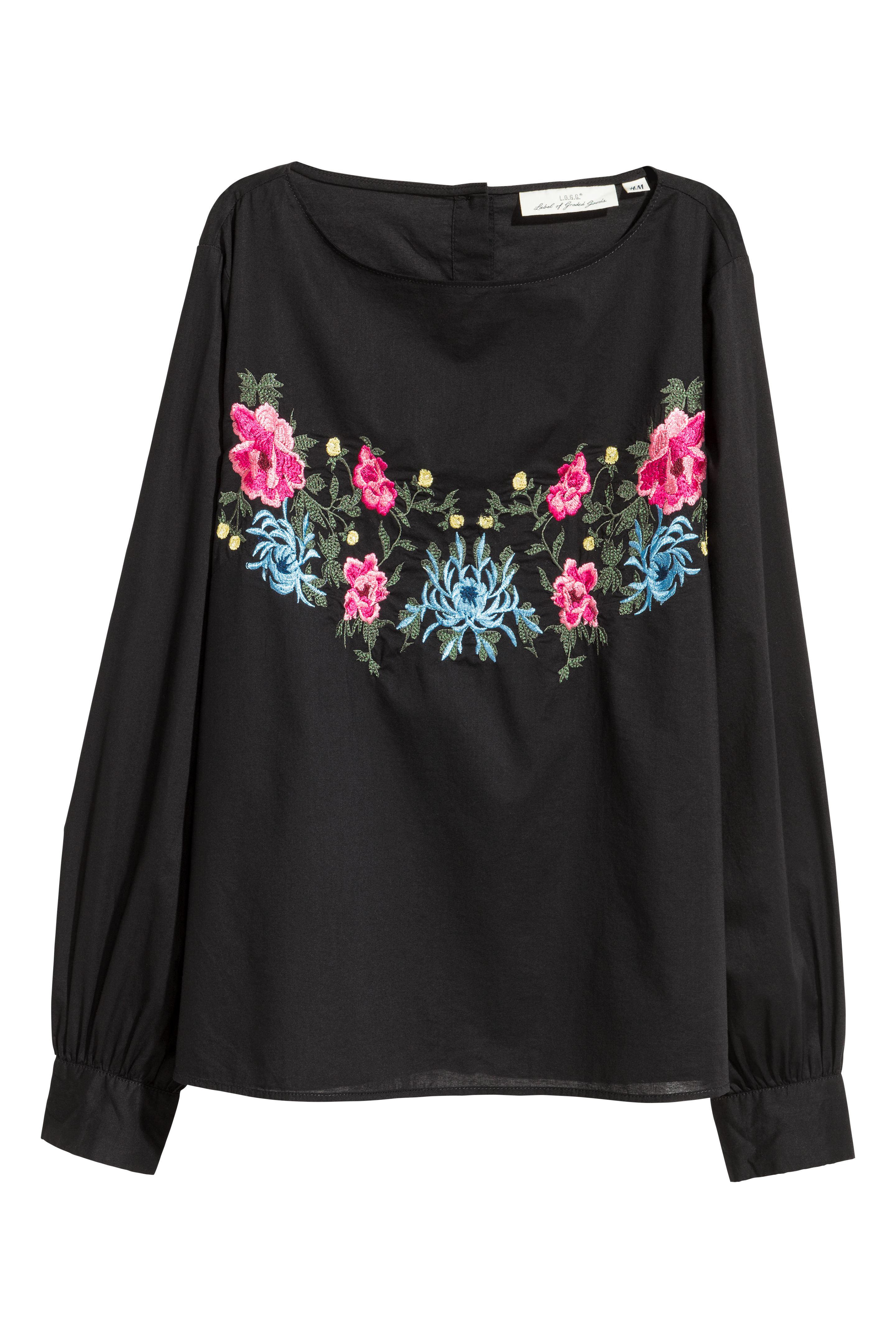 Блуза H&M р. 32 Черный (5198946)