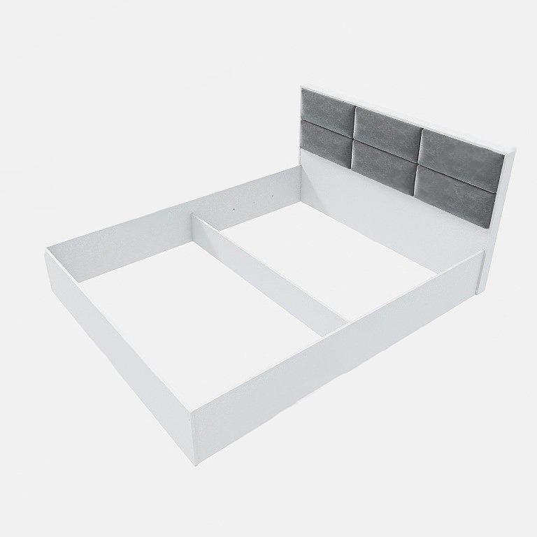 ᐉ Ліжко КЛ-1600 Everest Лайт ЛДСП/тканина щит ДСП/без матраца ...