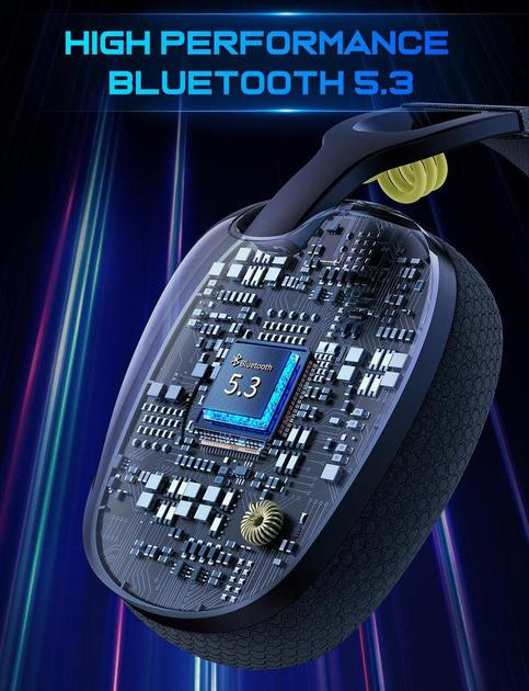 Наушники беспроводные Onikuma B2 Black - фото 6 Наушники беспроводные Onikuma B2 Black - фото 6