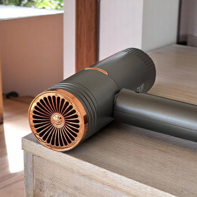 Фен складной Gemei GM-1788 дорожный 1800 W Черный (ML-01129) - фото 2 Фен складной Gemei GM-1788 дорожный 1800 W Черный (ML-01129) - фото 2