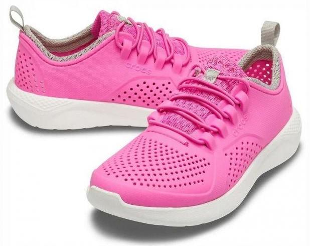 Кроссовки для девочки Crocs Literide Pacer Kids р. 33/34 Розовый (26589284)