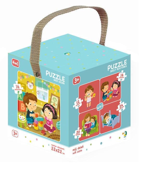 Пазл дитячий Мій День DoDo 300130 2/3/44в1 (RLT9797)