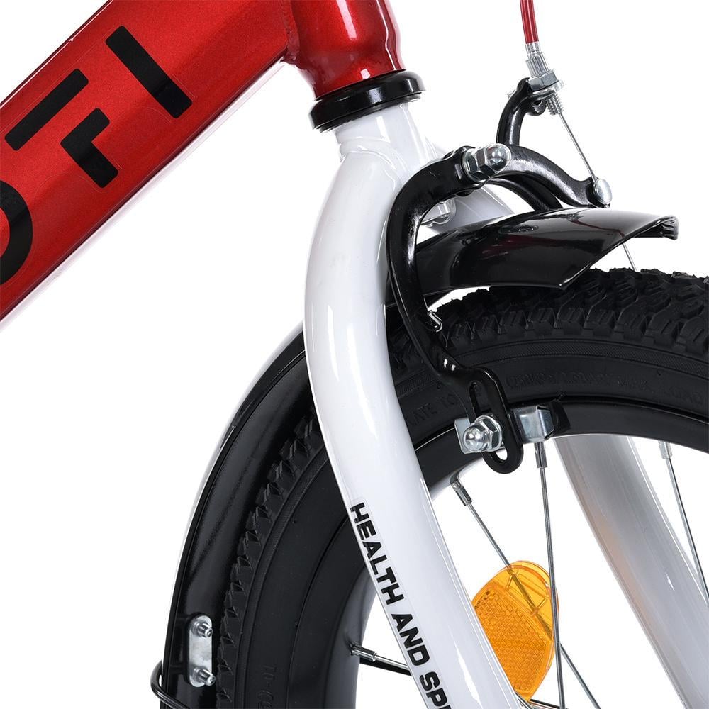 Детский велосипед PROF1 Brave 16" с багажником Красный - фото 4 Детский велосипед PROF1 Brave 16" с багажником Красный - фото 4