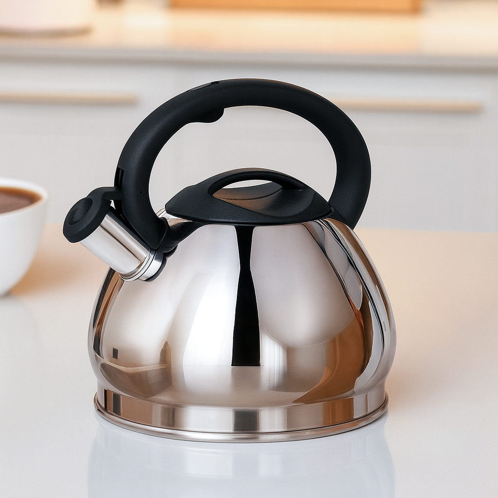 Чайник для плиты SimpleSteel с свистком нержавеющая сталь одинарное дно 3,5 л (03-MH-5179) - фото 6 Чайник для плиты SimpleSteel с свистком нержавеющая сталь одинарное дно 3,5 л (03-MH-5179) - фото 6