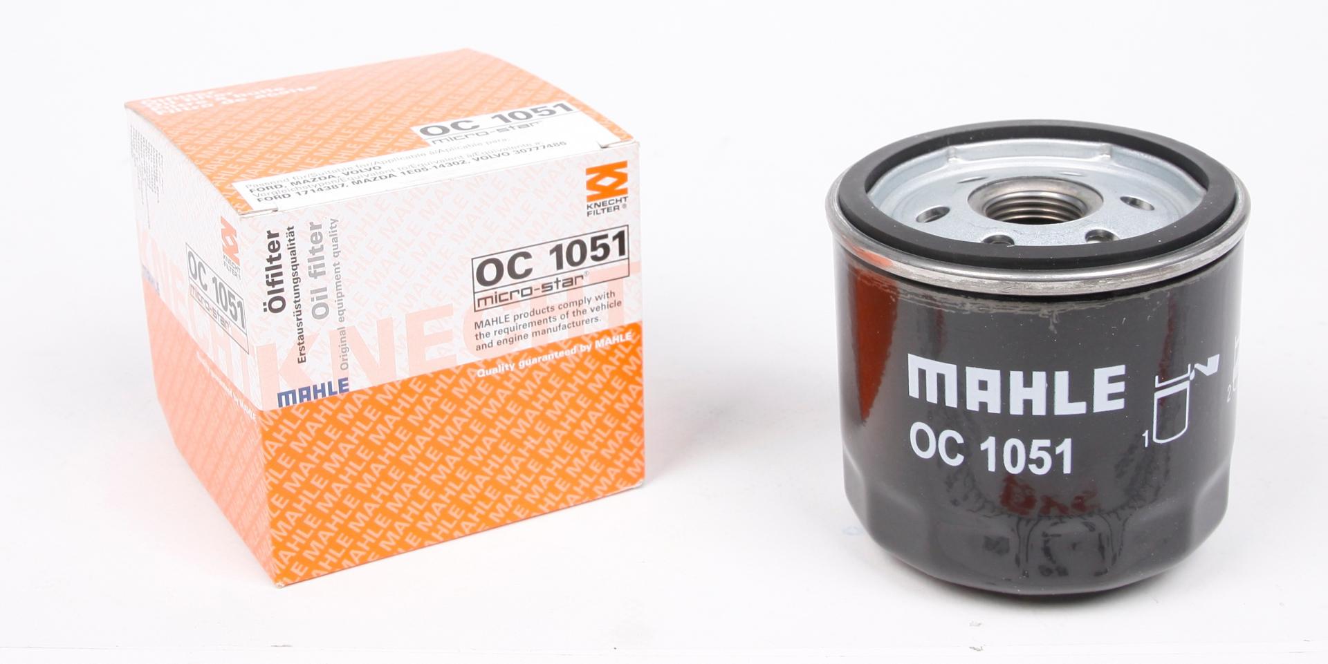 Фильтр масляный KNECHT для Ford Transit 2,3i 16V 06-/Focus/Mondeo/Mazda 1,8/2,0 00- (OC 1051)