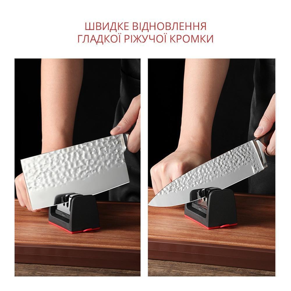 Точилка ручна 3 Stage Knife Sharpener для всіх видів ножів (847925) - фото 4