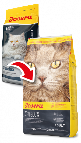 Сухой корм для кошек Josera Catelux с уткой и картофелем для вывода шерсти 2 кг (875601069) - фото 2