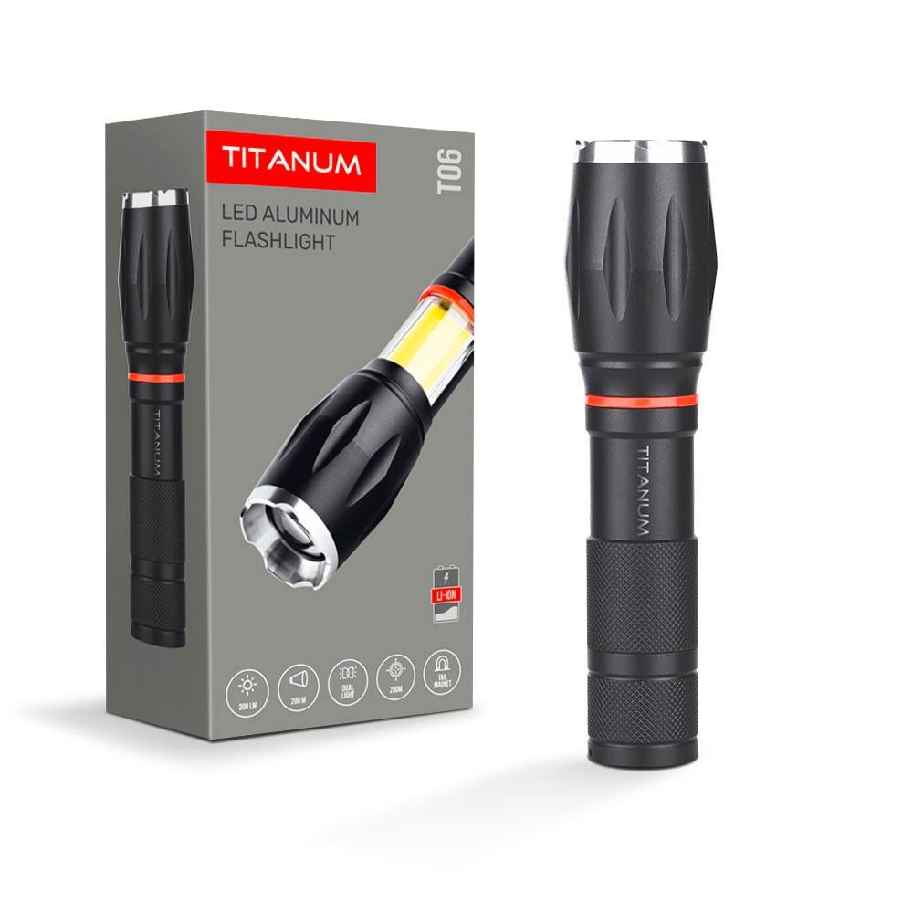 Фонарик TITANUM TLF-T06 LED 300 Lm 6500 K (27321)