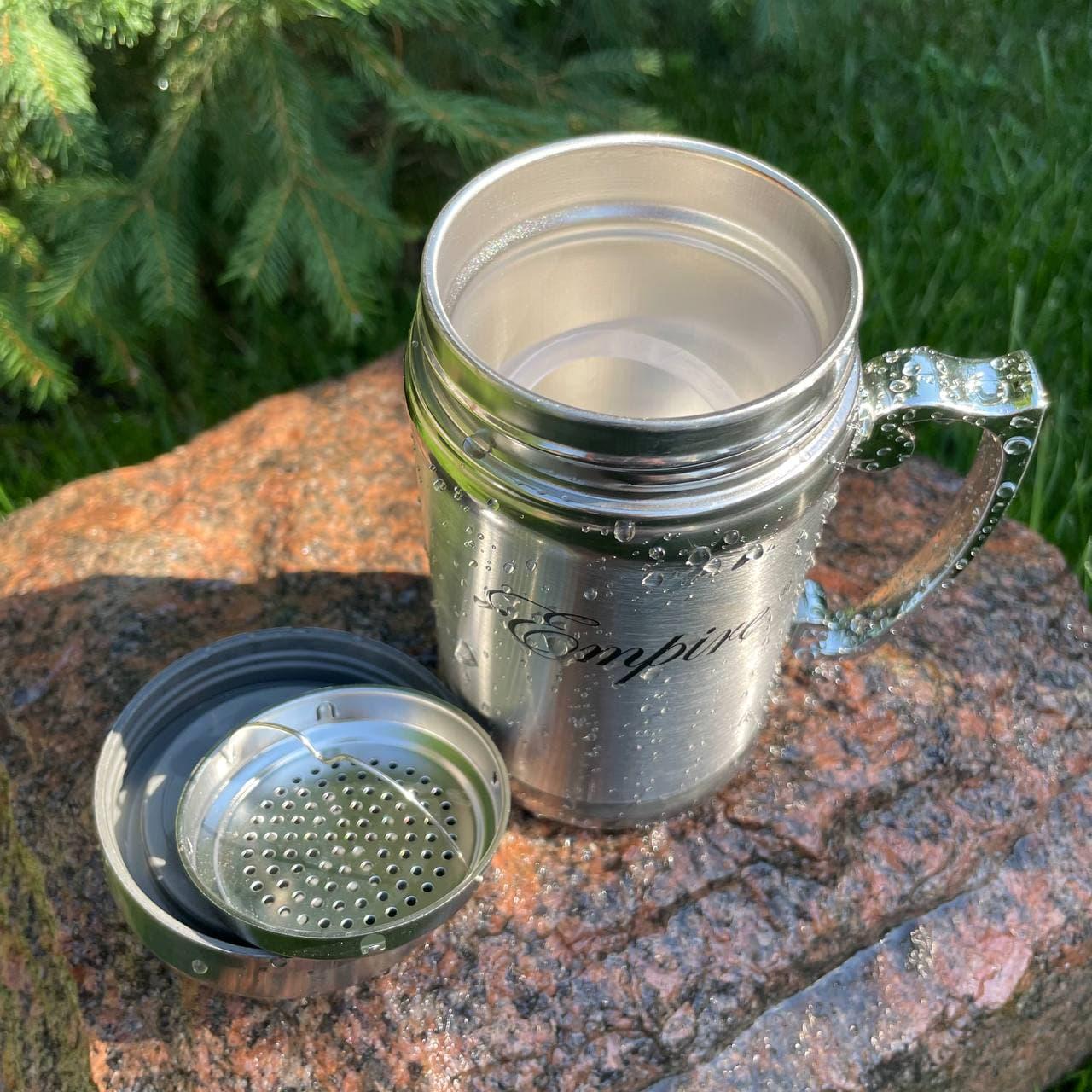 Термо чашка з сіткою нержавіюча сталь 250 мл - фото 3 Термо чашка з сіткою нержавіюча сталь 250 мл - фото 3