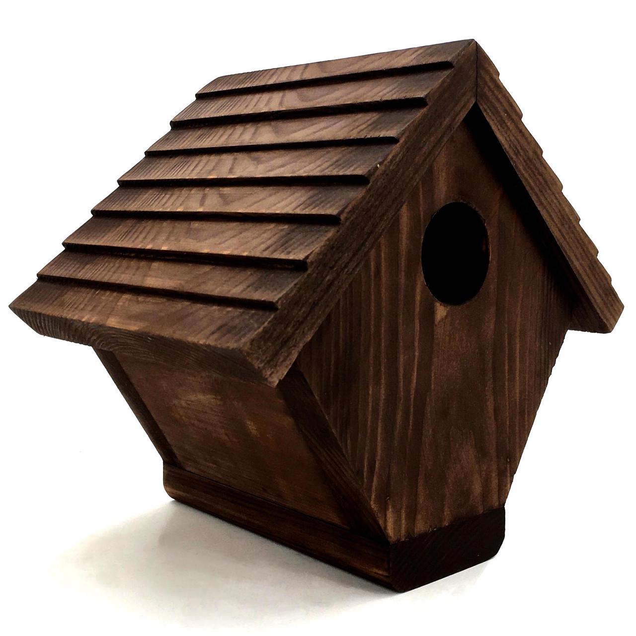 Шпаківня садова з дерева Гуменник Капучино (СКВ-004009) Шпаківня садова з дерева Гуменник Капучино (СКВ-004009)