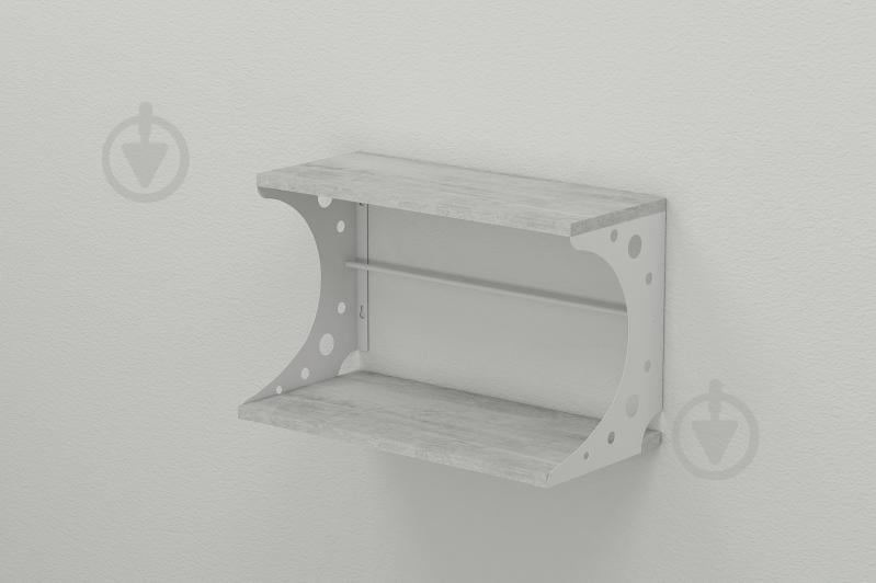 Полка настенная Ferrum-decor Букин 330x600x240 металл Белый ДСП Урбан Лайт 16 мм (BUK0035) Полка настенная Ferrum-decor Букин 330x600x240 металл Белый ДСП Урбан Лайт 16 мм (BUK0035)