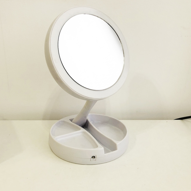 Зеркало складное My Fold Away Mirror для макияжа с LED подсветкой White (tf4484) - фото 5