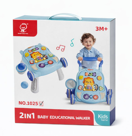 Ходунки на колесах Limo Toy 1025 толокар из пианино Синий (2988449407)