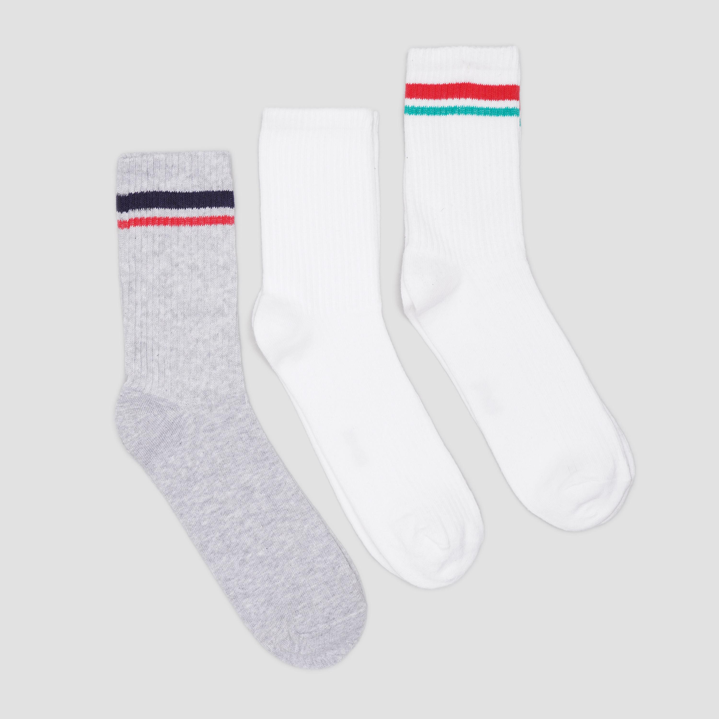 Шкарпетки C&A 3 пари р. 39-42 Білий/Сірий (1309552141)