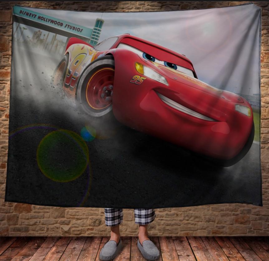Плед із 3D принтом Cars Маквін Дріфт 150х200 см (epi_0301)