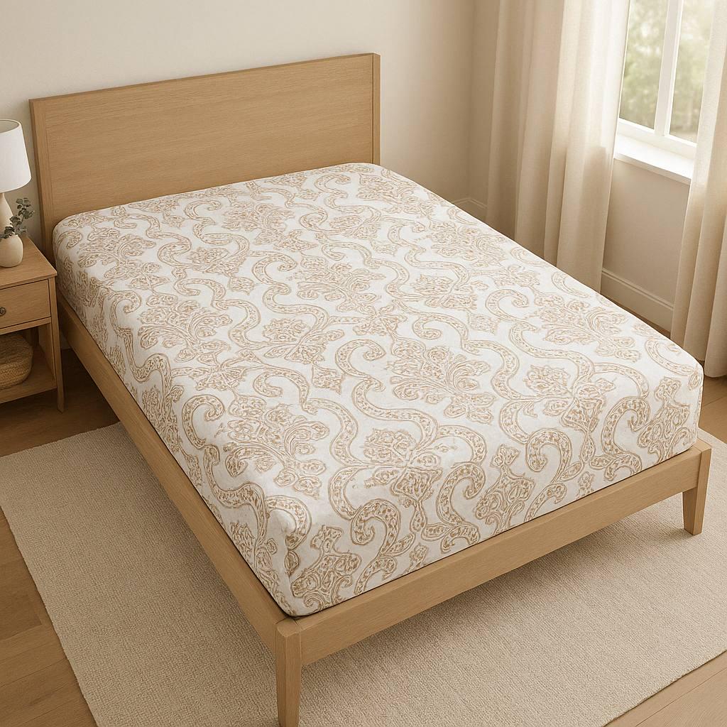 Простынь на резинке Royal 2 из ранфорса 180х200 см (R-1604r/x180) Простынь на резинке Royal 2 из ранфорса 180х200 см (R-1604r/x180)