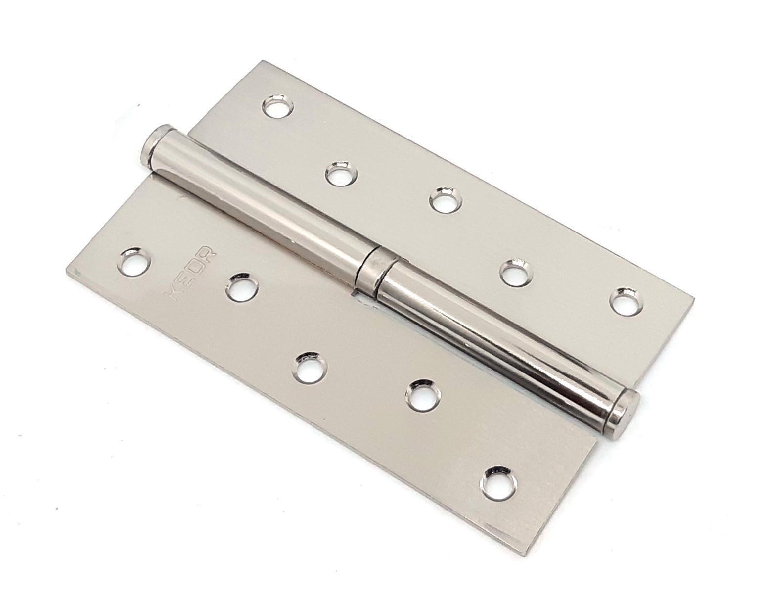 Петля съемная Kedr 125х75х2,5 см левая стальная Никель матовый