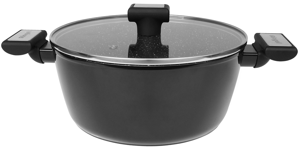 Кастрюля с крышкой Ringel Fusion RG-2145-20 2,3 л Черный (14390200)