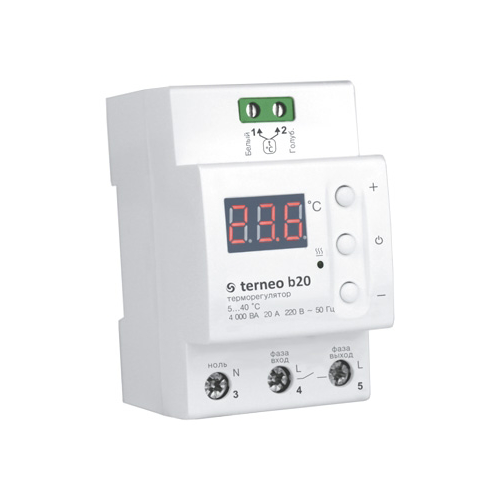 Терморегулятор Terneo B20 цифровий Терморегулятор Terneo B20 цифровий