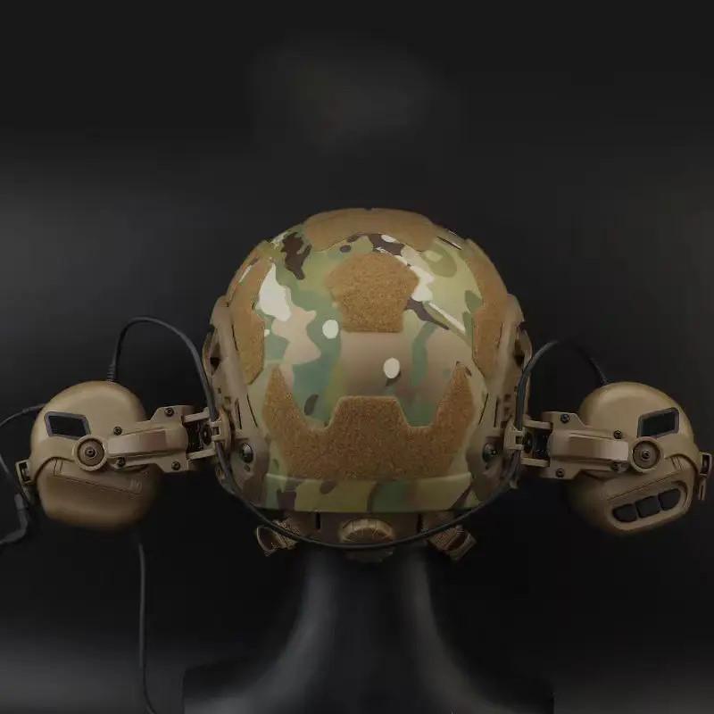 Кріплення для активних навушників чебурашки на шолом типу Fast Койот (12517285) - фото 6 Кріплення для активних навушників чебурашки на шолом типу Fast Койот (12517285) - фото 6