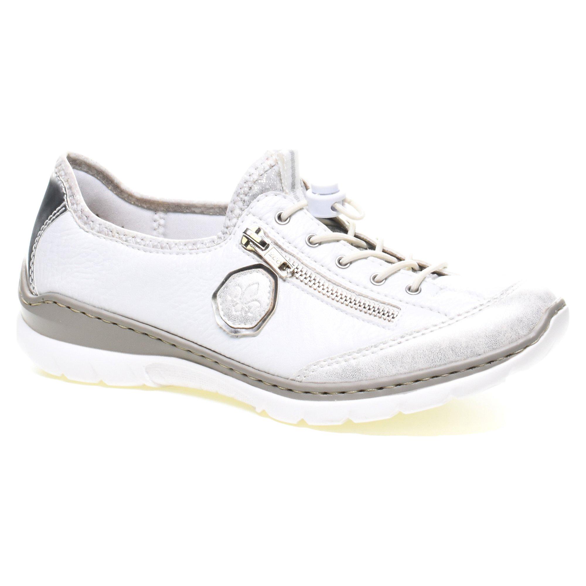 Кроссовки женские Rieker р. 39 Белый/Серебряный (034701-39)