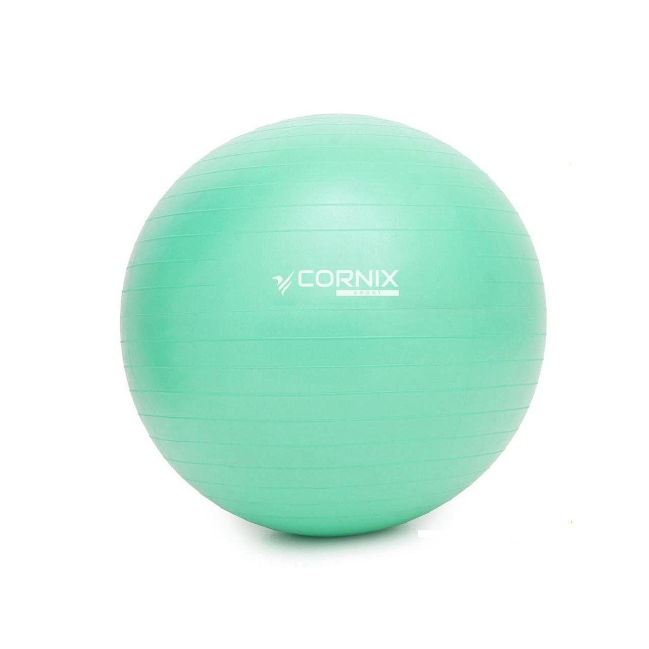 М'яч для фітнесу Cornix Anti-Burst 85 см XR-0369 Mint (2514760358) - фото 1 М'яч для фітнесу Cornix Anti-Burst 85 см XR-0369 Mint (2514760358) - фото 1
