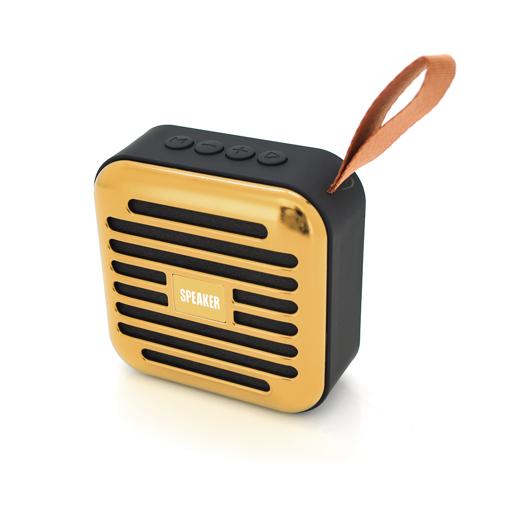 Портативная колонка T5-S Bluetooth 4.1 3 Вт 600 mAh Золотой (19340)