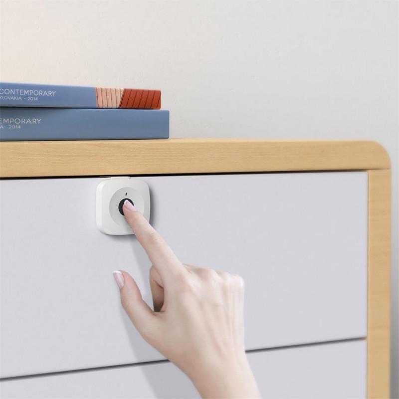 Замок мебельный с отпечатком пальца Yeelock Fingerprint Drawer Cabinet Lock ZNGS06YSB - фото 5