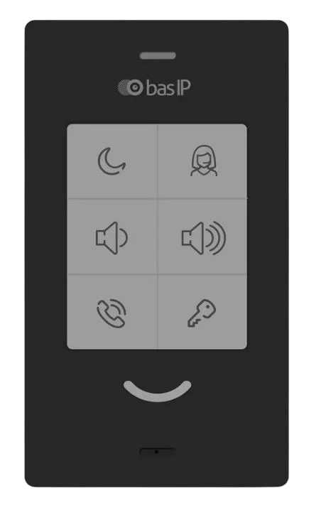 Аудіодомофон IP BAS-IP SP-03 Black (114128)